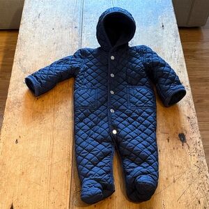 Ralph Lauren infant quilted bunting snowsuit